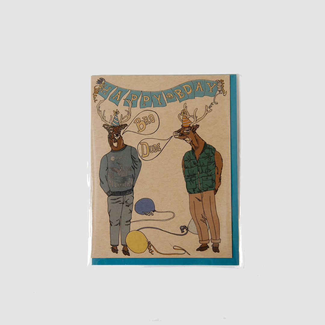 Happy Bday Card - Wild Life Illustration and Card Co.