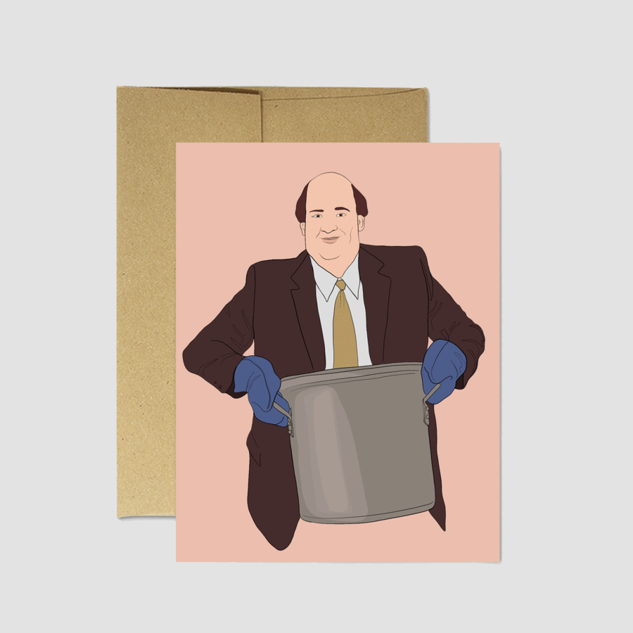 The Office Kevin Chili Card - Party Mountain Paper Co.