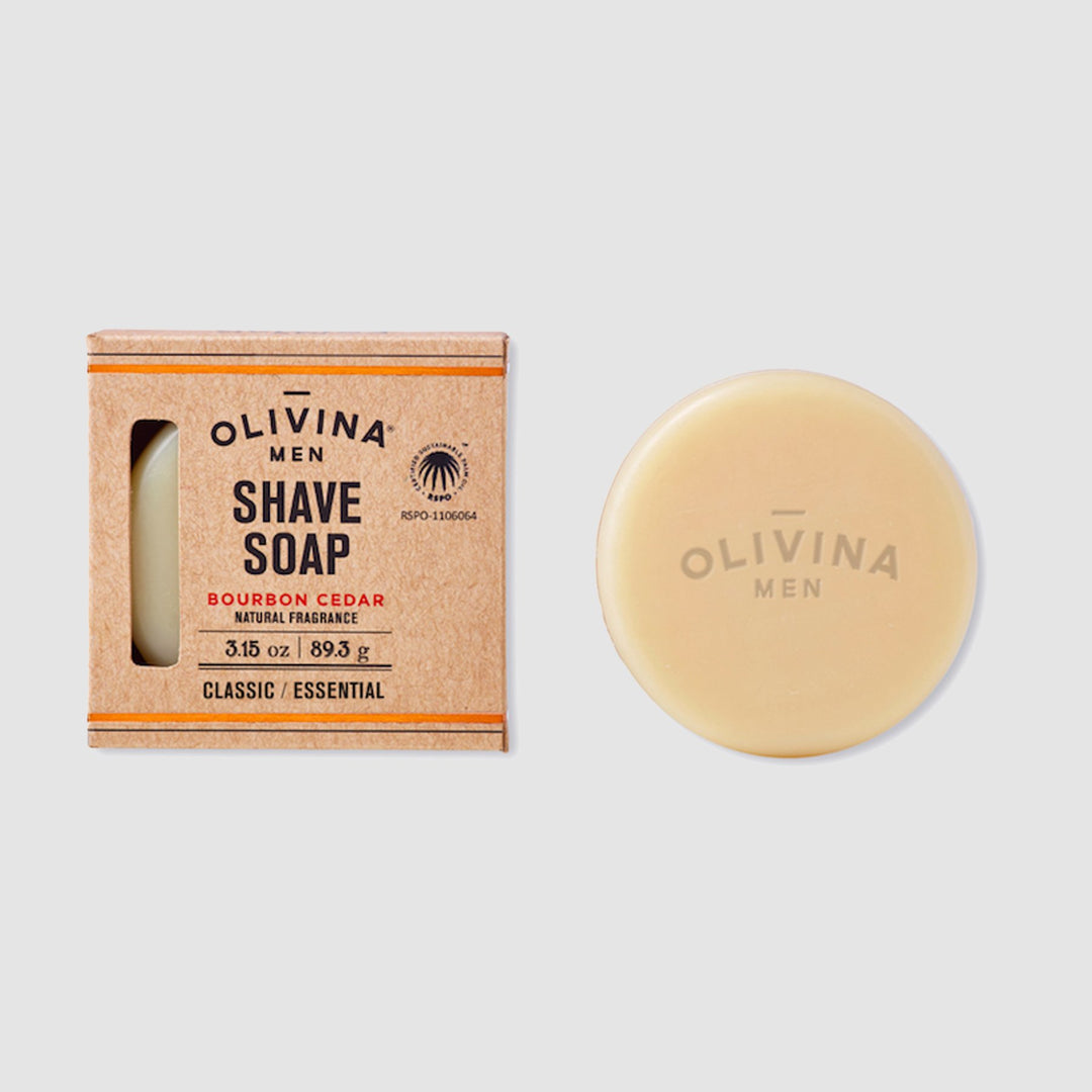 Olivina - Shave Soap - Bourbon Cedar