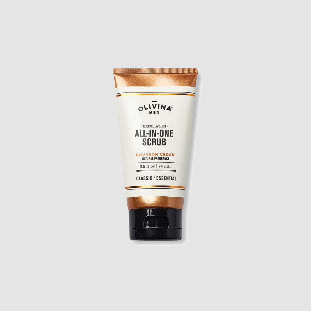Olivina - All In One Scrub - Bourbon Cedar 2.5oz
