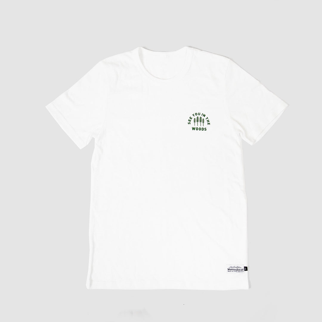 Recycled Tee - Woods - White
