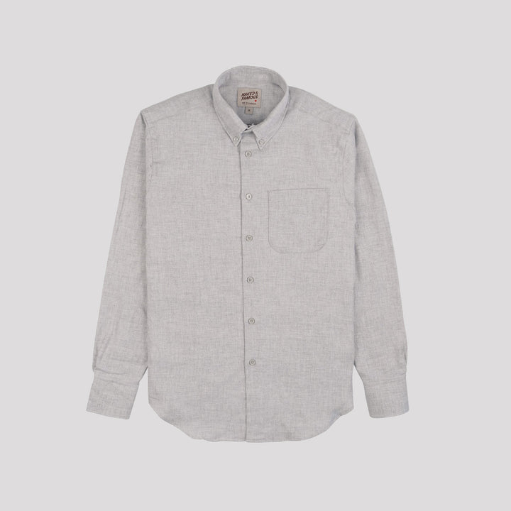 Easy Shirt - Classic Flannel - Pale Grey