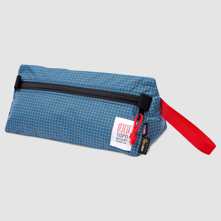 Topo Dopp Kit - Blue/White Ripstop