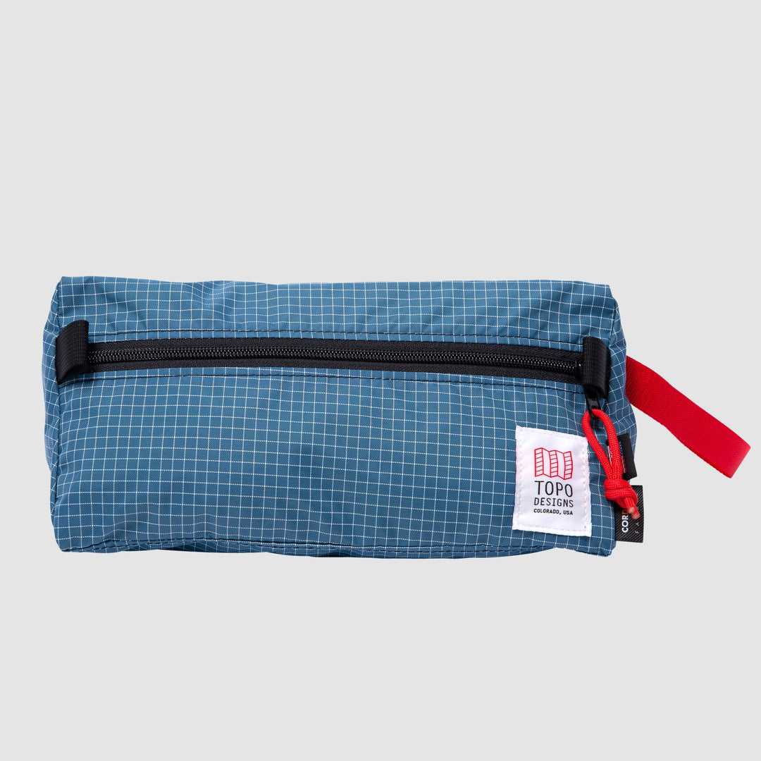 Topo Dopp Kit - Blue/White Ripstop