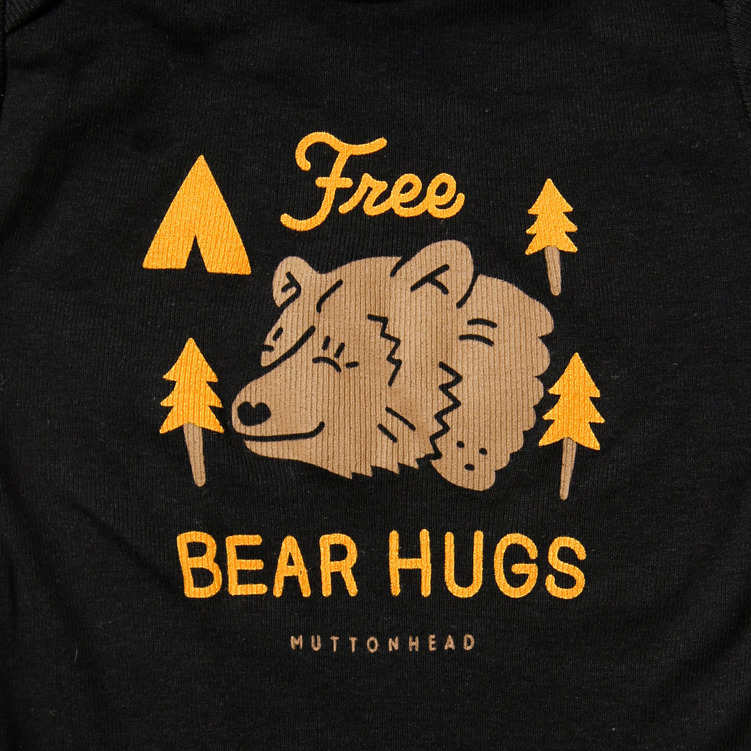 Bear Hugs Onesie - Black