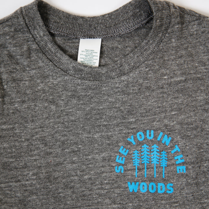 Kids Recycled Tee - Woods - Heather Grey