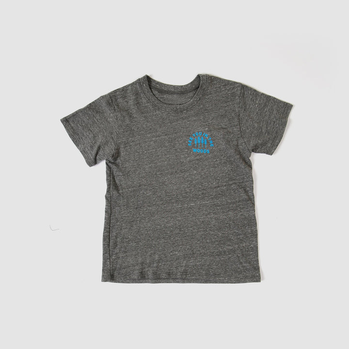 Kids Recycled Tee - Woods - Heather Grey