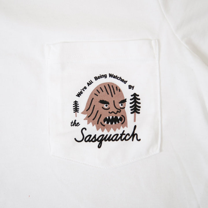 Sasquatch Pocket Tee - White