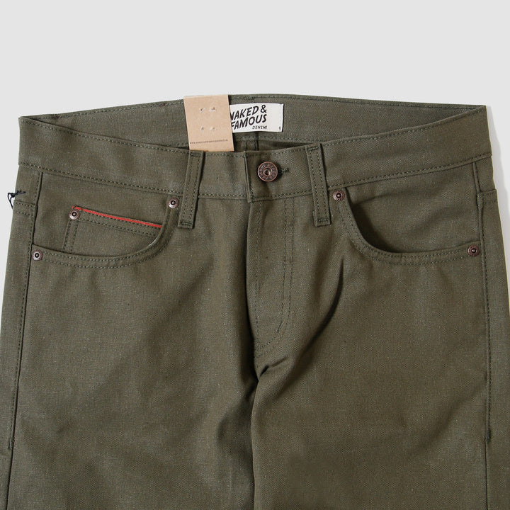 Super Guy - Duck Selvedge - Army Green