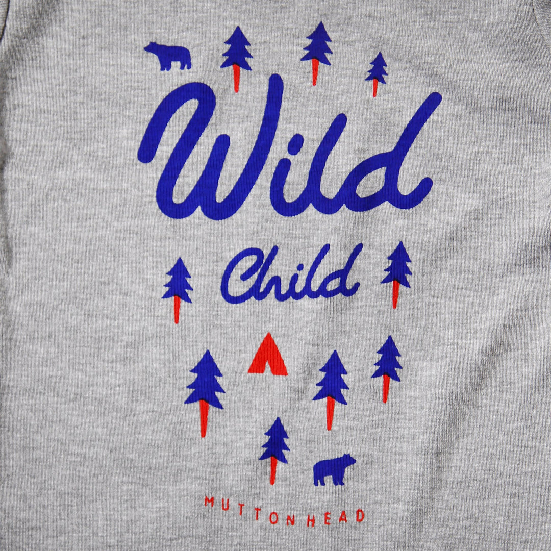 Wild Child Onesie - Grey