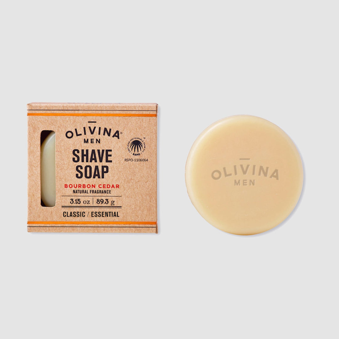 Olivina - Shave Soap - Bourbon Cedar